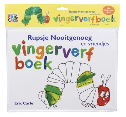 Rupsje Nooitgenoeg vingerverfboek, Eric Carle - Paperback - 9789025754518