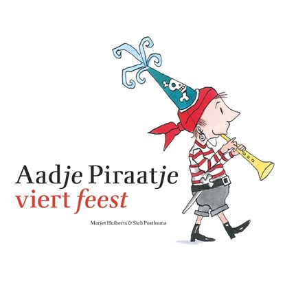 Aadje Piraatje viert feest, Marjet Huiberts - Luisterboek MP3 - 9789025761776