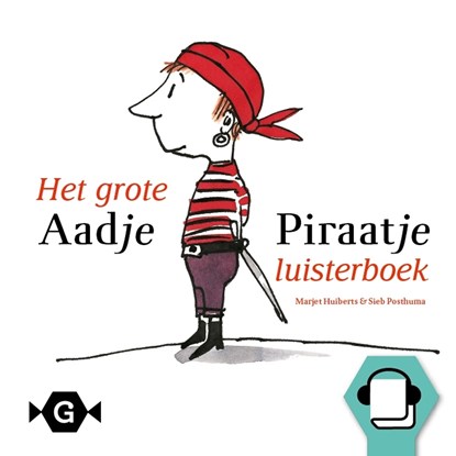 Het grote Aadje Piraatje luisterboek, Marjet Huiberts - Luisterboek MP3 - 9789025762087