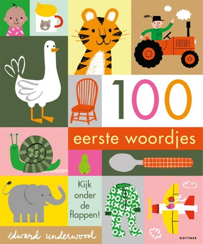 100 eerste woordjes, Edward Underwood - Gebonden - 9789025771218