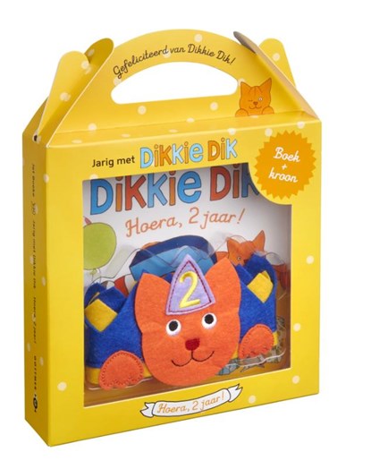 Jarig met Dikkie Dik - Hoera, 2 jaar!, Jet Boeke - Gebonden - 9789025772642