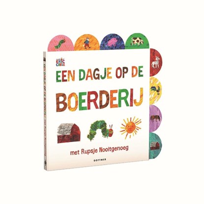 Een dagje op de boerderij met Rupsje Nooitgenoeg, Eric Carle - Gebonden - 9789025777432