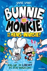 Bunnie vs Monkie en de mens-invasie!, Jamie Smart -  - 9789025777692