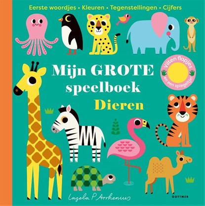 Mijn grote speelboek Dieren, Ingela P Arrhenius - Gebonden - 9789025781989
