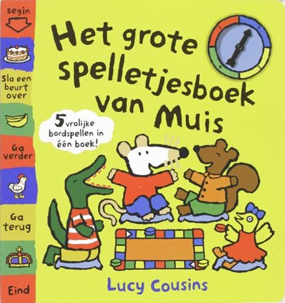 Het grote spelletjesboek van Muis, COUSINS, Lucy - Gebonden - 9789025852047