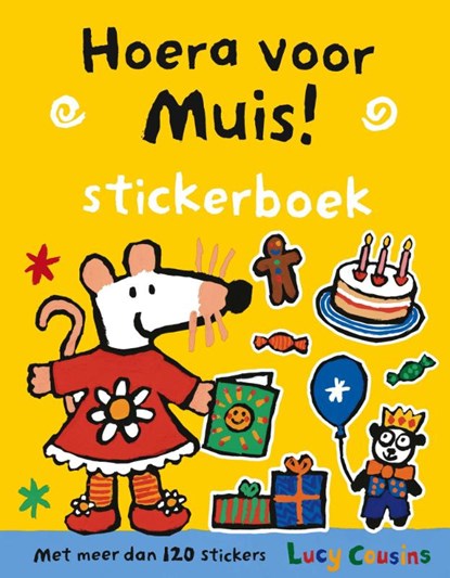 Hoera voor muis! stickerboek, Lucy Cousins - Paperback - 9789025865825