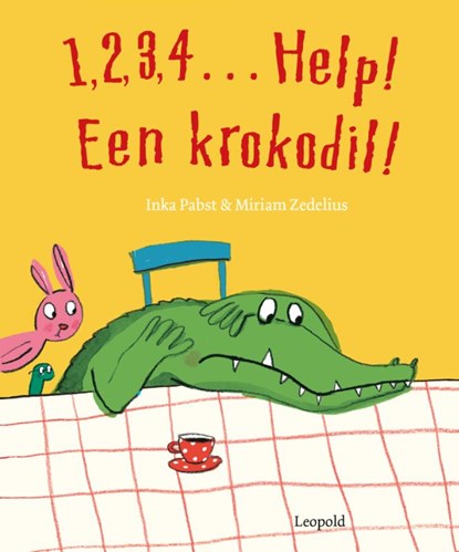 1, 2, 3, 4... Help, een krokodil!, Inka Pabst - Gebonden - 9789025882013