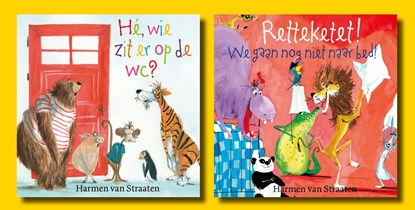 Uitdeelboekjes - Retteketet & Hé, wie zit er op de wc?, Harmen van Straaten - Gebonden - 9789025886288