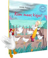 Kom maar, kipjes! (boek + knuffeltje) - Hilde Peters - 9789025890704