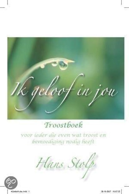 Ik geloof in jou, Hans Stolp - Paperback - 9789025903381