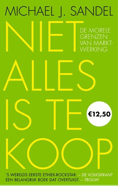 Niet alles is te koop, Michael Sandel - Paperback - 9789025904326