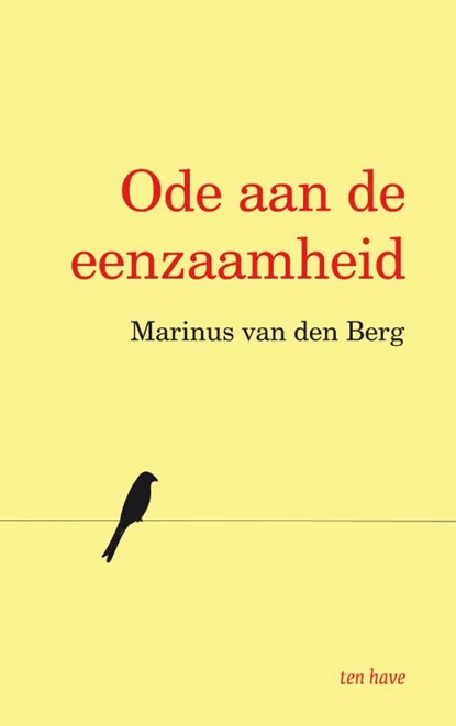 Ode aan de eenzaamheid, Marinus van den Berg - Paperback - 9789025909055