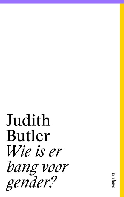 Wie is er bang voor gender?, Judith Butler - Ebook - 9789025910952