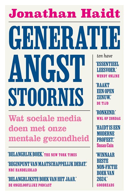 Generatie angststoornis, Jonathan Haidt - Paperback - 9789025915117