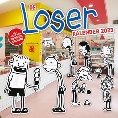 Loser-kalender 2023, Jeff Kinney - Paperback - 9789026160240