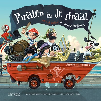 Piraten in de straat, Jonny Duddle - Luisterboek MP3 - 9789026170188