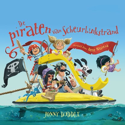 De piraten van Scheurbuikstrand, Jonny Duddle - Luisterboek MP3 - 9789026170195