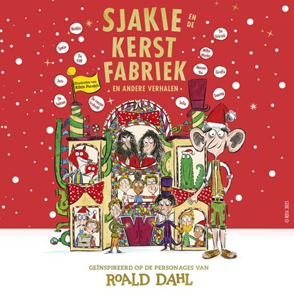 Sjakie en de kerstfabriek en andere verhalen, Roald Dahl ; Sibéal Pounder - Luisterboek MP3 - 9789026182518