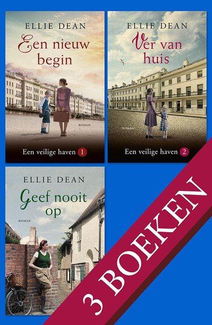 Een veilige haven-bundel 1 (3-in-1), Ellie Dean - Ebook - 9789026185465