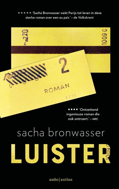 Luister, Sacha Bronwasser - Gebonden - 9789026366567