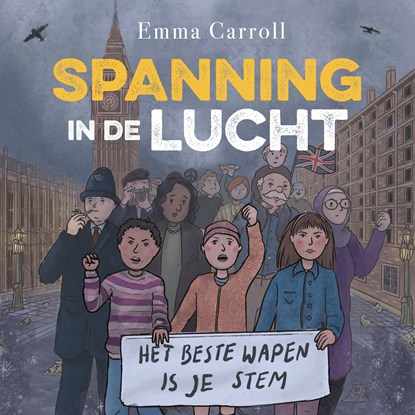 Spanning in de lucht, Emma Carroll - Luisterboek MP3 - 9789026625961