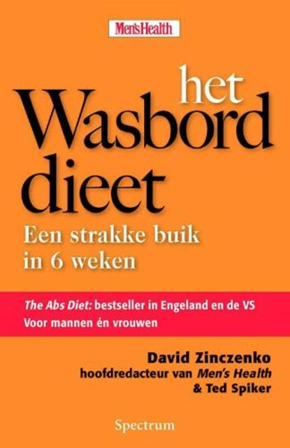 Het wasborddieet, ZINCZENKO, David & SPIKER, Ted - Paperback - 9789027415486