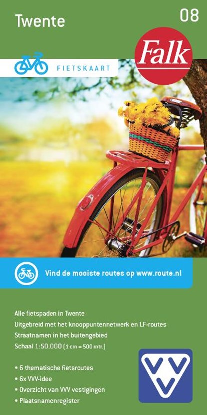 Falk VVV fietskaart 08 Twente, niet bekend - Losbladig - 9789028701038