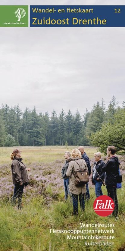 Falk Staatsbosbeheer wandelkaart 12 Zuidoost-Drenthe, niet bekend - Losbladig - 9789028703698
