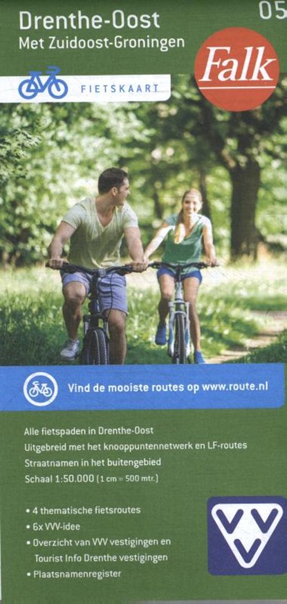 Falk VVV fietskaart 05 Drenthe-Oost, niet bekend - Losbladig - 9789028703728