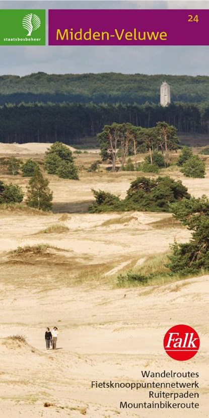 Falk Staatsbosbeheer Wandelkaart 24 Midden Veluwe, niet bekend - Gebonden - 9789028704510