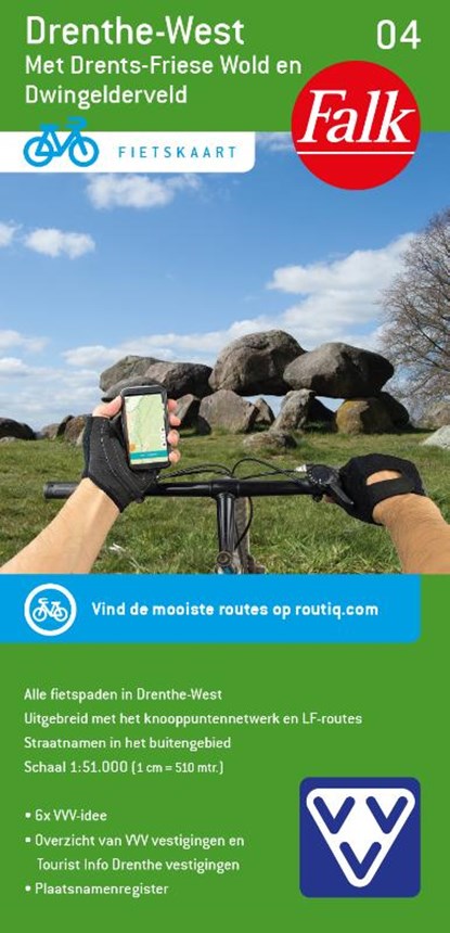 Falk VVV Fietskaart 04. Drenthe-West, niet bekend - Losbladig - 9789028704954