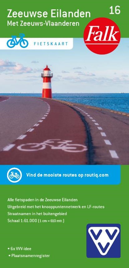 Fietskaart 16. Zeeuwse Eilanden, niet bekend - Gebonden - 9789028705319