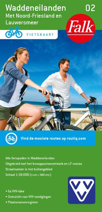 Fietskaart 2. Waddeneilanden, niet bekend - Gebonden - 9789028705333