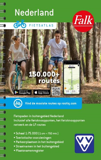 Falk Fietsatlas Nederland 1:75.000, niet bekend - Gebonden - 9789028705470