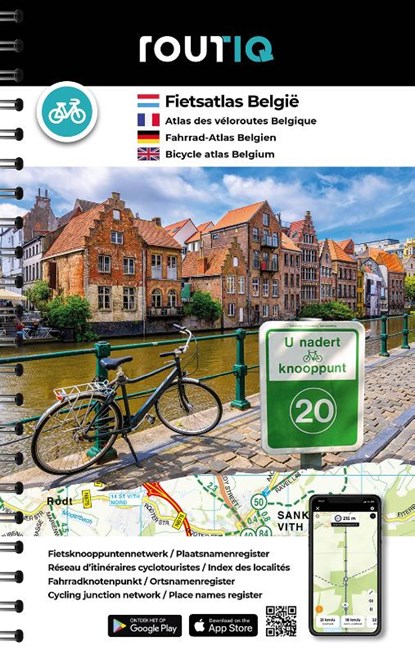 Fietsatlas België, niet bekend - Gebonden - 9789028705951
