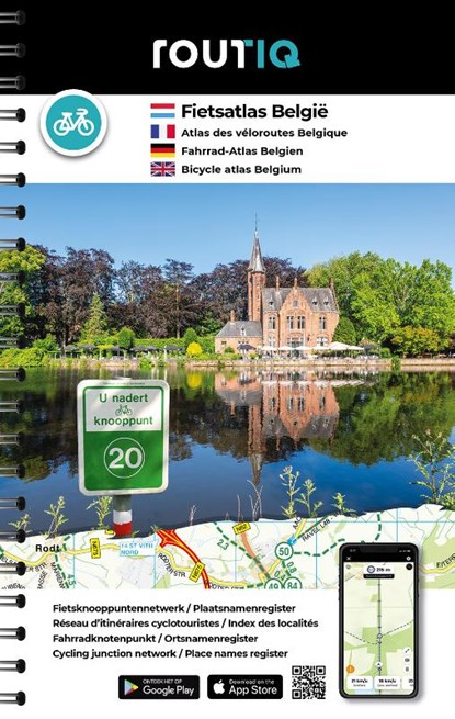 Routiq fietsatlas België, niet bekend - Gebonden - 9789028706002