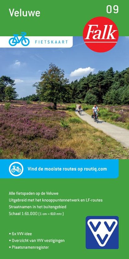 Falk VVV Fietskaart 09 Veluwe, niet bekend - Gebonden - 9789028706026