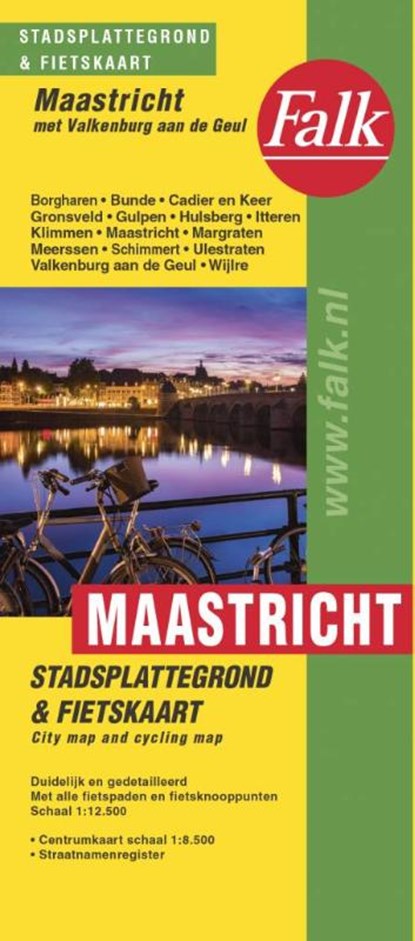 Maastricht plattegrond,  - Paperback - 9789028708167