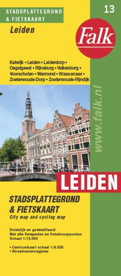 Leiden plattegrond, niet bekend - Paperback - 9789028708518