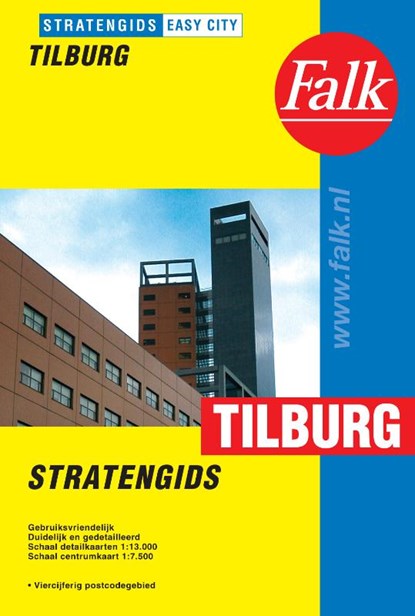 Falk stratengids Tilburg easy city 3e druk recente uitgave, niet bekend - Paperback - 9789028715745
