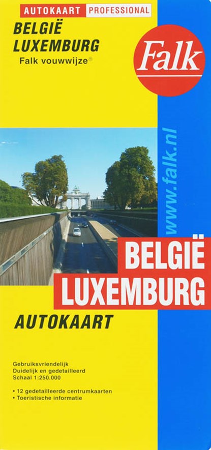Autokaart Belgie Luxemburg, niet bekend - Paperback - 9789028717794