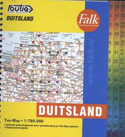Falk autokaart Duitsland routiq, niet bekend - Losbladig - 9789028730496
