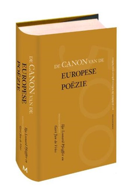 Canon van de Europese po?zie, PFEIJFFER, Ilja Leonard & DE VRIES, Gert Jan - Gebonden - 9789029082006