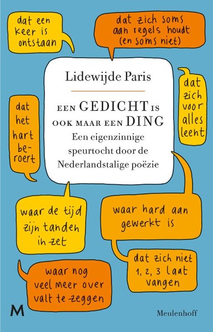 Een gedicht is ook maar een ding, Lidewijde Paris - Paperback - 9789029093682