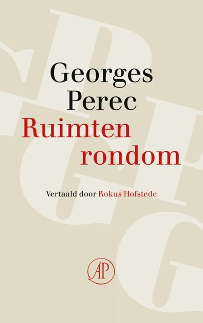 Ruimten rondom, Georges Perec - Paperback - 9789029550611