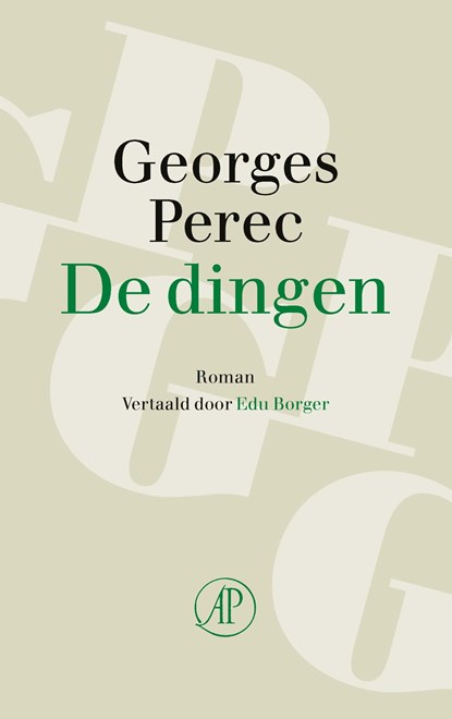 De dingen, Georges Perec - Ebook - 9789029554992