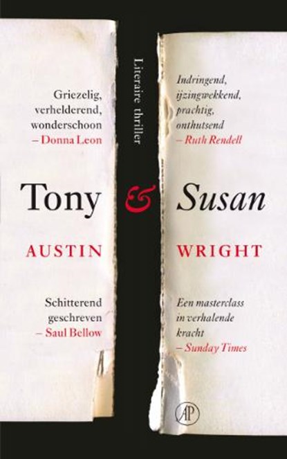 Tony & Susan, WRIGHT, Austin - Paperback - 9789029573801