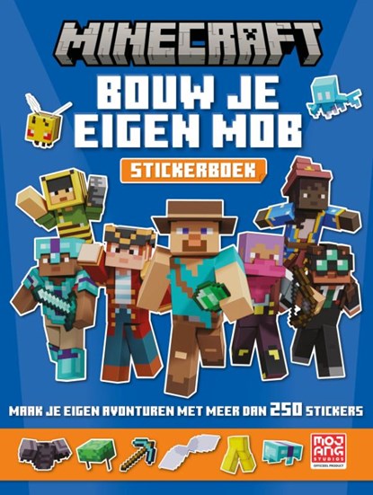 Minecraft Stickerboek - Bouw je eigen mob, Mojang - Paperback - 9789030509912