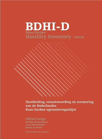 Buss-Durkee Hostility Inventory Dutch (BDHI-D) - handleiding, A. Lange - Paperback - 9789031344352