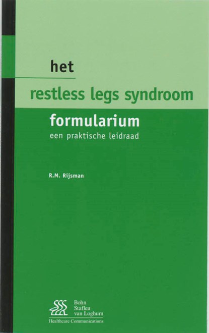 Het Restless Legs Syndroom Formularium 1, L. Rijsman - Paperback - 9789031351053